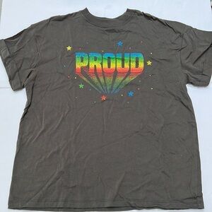 Girl Dangerous Gay Pride Proud T Shirt Rainbow Size Small